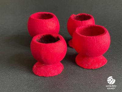 Bell Cup (Natural) – Set 4 bucati, Rosu