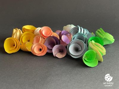 Floricele Decorative din Lemn – Mix Culori (30g)