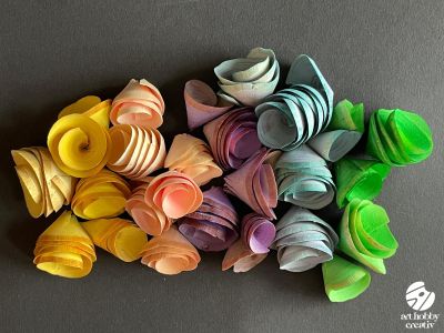 Floricele Decorative din Lemn – Mix Culori (30g)