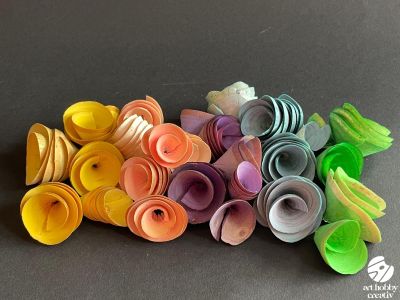 Floricele Decorative din Lemn – Mix Culori (30g)