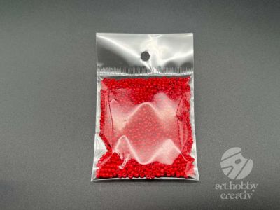 Margele 2mm rosu 25gr