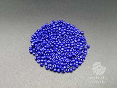 Margele lucios 4mm albastru inchis 25gr