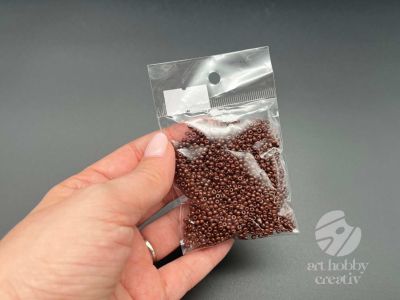 Margele 2mm brun 25gr