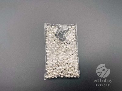 Margea metalizata lucios - 4mm argintiu 25gr
