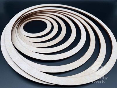 Baze circulare din placaj -  diametre 11-32cm set/8buc