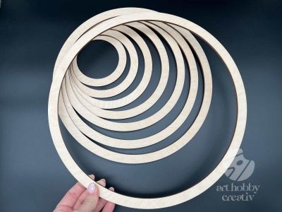Baze circulare din placaj -  diametre 11-32cm set/8buc