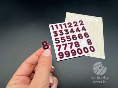 Cifre Autoadezive 0-9 set/31buc