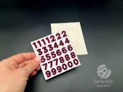 Cifre Autoadezive 0-9 set/31buc