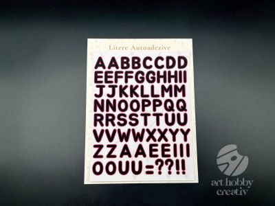 Litere Autoadezive A-Z set/69buc