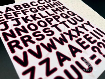 Litere Autoadezive A-Z set/69buc