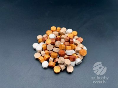 Rezerva de ceara sigiliu - margele – culori asortate set/100buc