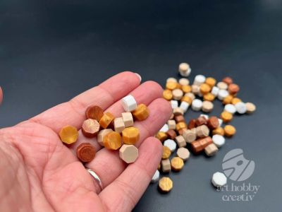 Rezerva de ceara sigiliu - margele – culori asortate set/100buc