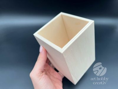Suport lemn pentru creioane 12cm