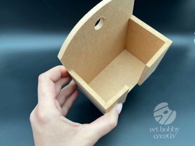Suport MDF pentru batiste hartie 14cm