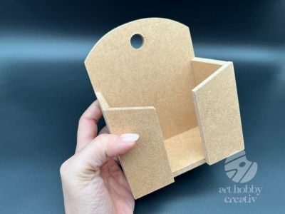 Suport MDF pentru batiste hartie 14cm