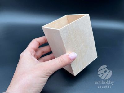 Suport lemn pentru creioane 10cm