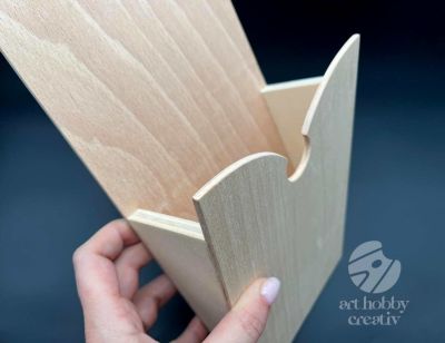 Suport din lemn pentru ziare/scrisori 40cm mod.1