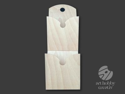 Suport din lemn pentru ziare/scrisori 40cm mod.2