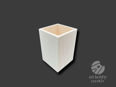 Suport lemn pentru creioane 10cm