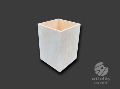 Suport lemn pentru creioane 12cm