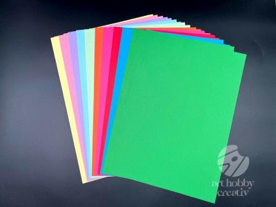 Hartie color A4 - 80gr/m² - set cu 20 coli cu 10 nuante