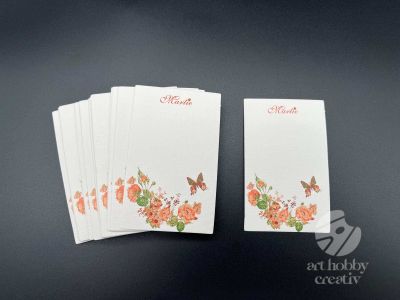 Cartonase texturate pentru martisor - model 5 - set/50buc