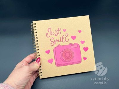 Album Foto Scrapbook Just Smile 17x17cm