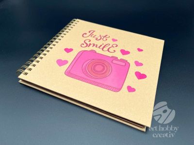 Album Foto Scrapbook Just Smile 17x17cm