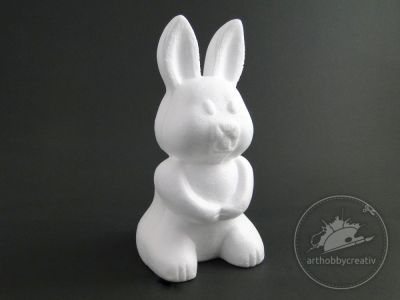 Iepuras din polistiren 23x12 cm