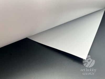 Folie Plastic Polipropilena Alb Mat 60x80cm/0,5mm