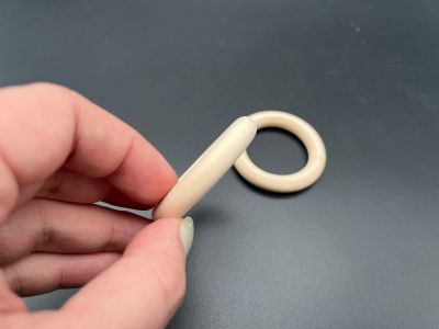 Inel din lemn natur - 5cm