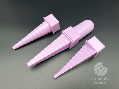 Ustensile mandrina pentru modelat quilling si sarma - set/4buc