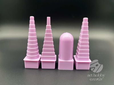 Ustensile mandrina pentru modelat quilling si sarma - set/4buc