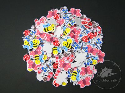 Figurine autoadezive din spuma – tematica primavara seté/99buc