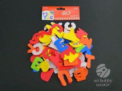 Litere din spuma cauciucata set/103buc