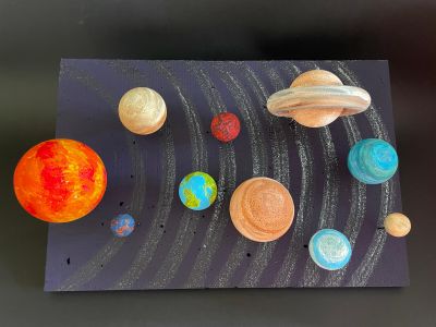 Set Sfere Polistiren - Sistemul Solar - Pachet Creativ DIY