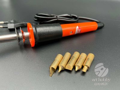 Ciocan de lipit multifunctional si dispozitiv de pirogravura 30W