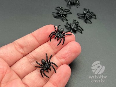 Paianjen plastic 2,5cm set/6buc