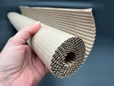 Carton ondulat natur - 50cmx1m 