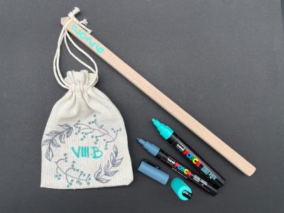 Bagheta din Lemn pentru Saculet de Absolvire – 35 cm