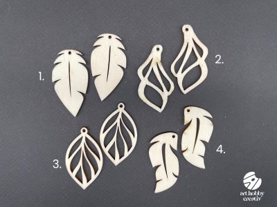 Cercei din Lemn – Set Boem, Artistic