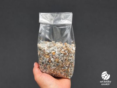 Pietris decorativ ornamental natural 4-8mm / 1 kg