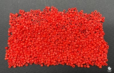 Margele 2mm rosu 25gr