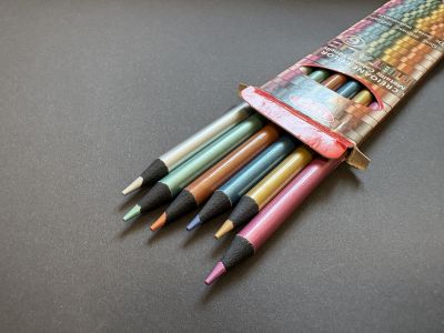 Creioane color metalizate - set/6buc