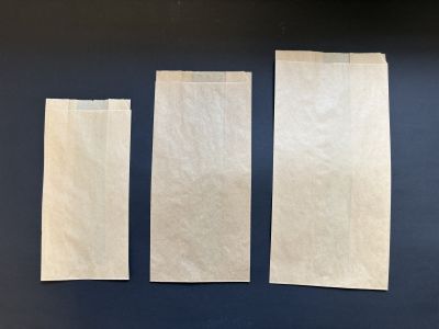Pungi hartie kraft natur diferite marimi - set/20buc