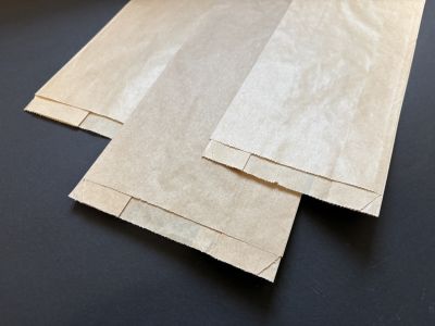 Pungi hartie kraft natur diferite marimi - set/20buc