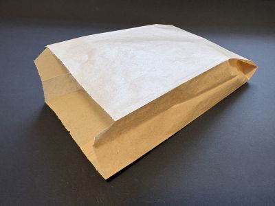 Pungi hartie kraft natur diferite marimi - set/20buc