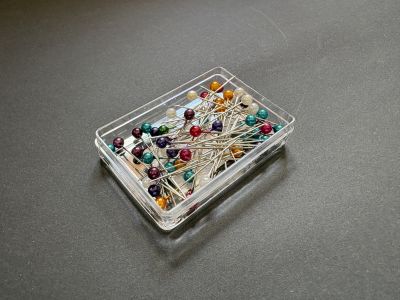 Ace cu cap din plastic color 30mm / 50 buc