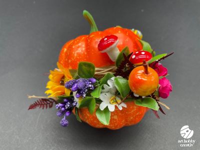 Dovleac pentru decorat DIY + Accesorii Si Elemente Florale