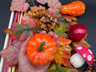 Set Creativ de Toamna – Frunze, Dovleci, Ciupercuta si Accente Rustice